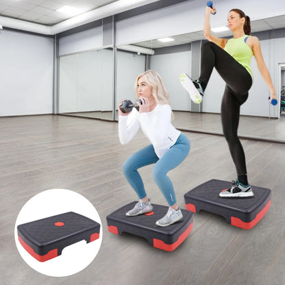 Fitness Pedal Stepper Cardio Pedal Exerciser Non-slip Stable Non-Slip Adjustable Aerobic Pedals Sturdy Fitness Aerobic Stepper