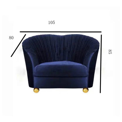 A Fabric Sofas Lovely Heart-shaped Velvet Couch Living Room Furniture 3 Seater Sectional Sofa Set