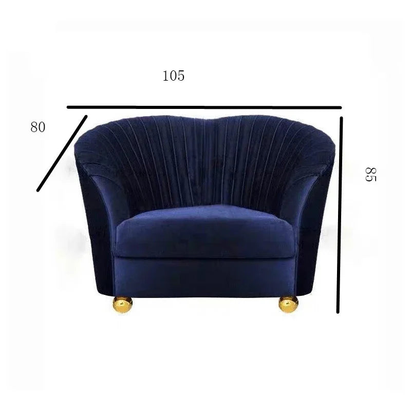 A Fabric Sofas Lovely Heart-shaped Velvet Couch Living Room Furniture 3 Seater Sectional Sofa Set