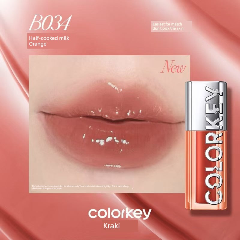 Colorkey Kelaqi Water Wave Lip Essence Lip Gloss Lip Gloss Mirror Lip Lacquer Water Light Lip Gloss Nourishing Lipstick