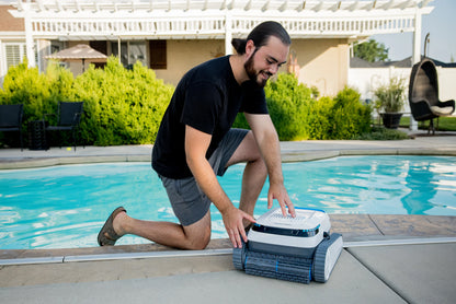 Airrobo Robot swimming pool cleaner wall and waterline cleaning 1076.39 sq ft intelligent route planning