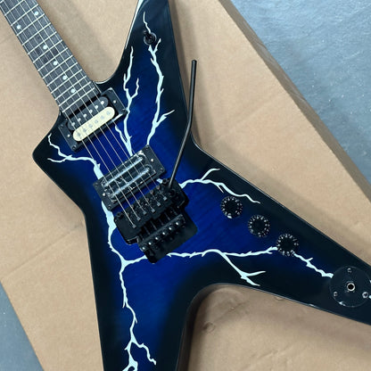 BLUE LIGHTING Dimebag Custom Electric Guitar Brand Washb Fast Ship | Kimlud Luxury Lamp