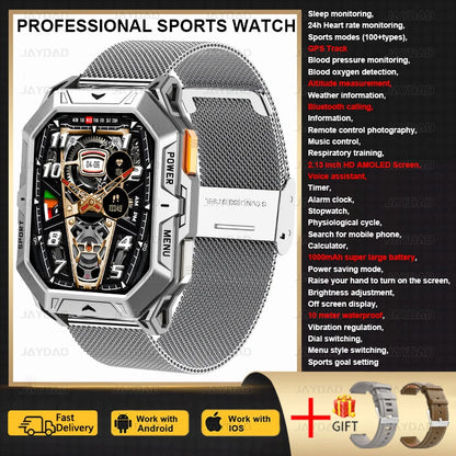 2025 New For Huawei Original Premium GPS Smart Watch Men Ultra HD Screen 1000MAH Battery BT Call 10ATM Waterproof Smart Bracelet