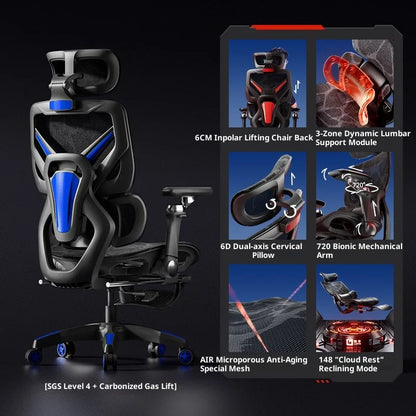 Comfortable Furniture Height Office ChairTourist Chair for Desk  With Massage Pink Adjustable Desk Gaming Pulley Playseat Kanu