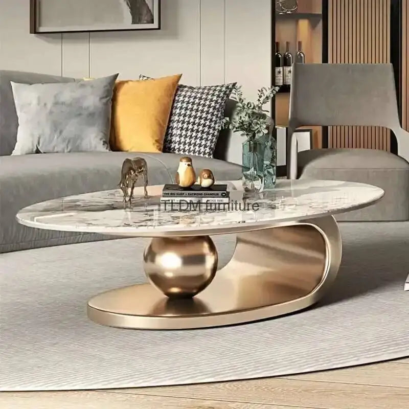 Nordic Living Room Coffee Tables Modern Design Decor Oval Coffee Tables Minimalist Mesa De Centro De Sala Home Furniture - Kimlud
