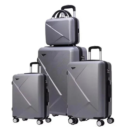 Vescovo Spinner ABS Travel Suitcase Set Hardside Trolley Case Luggage Sets 4pcs