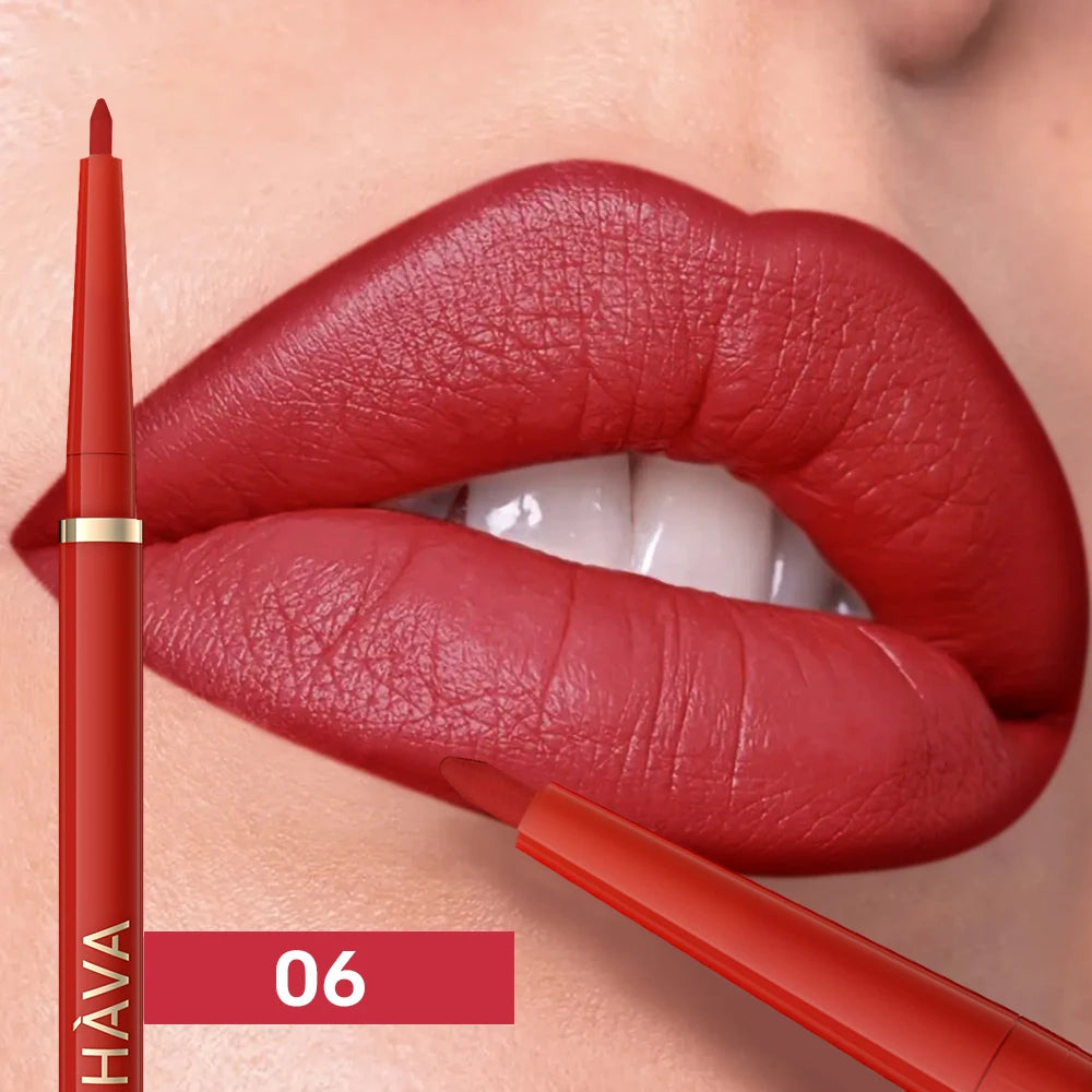 1pc Matte Lip Liner, Waterproof, Easy to Use, Beauty, Three-dimensional Lips, Long-lasting, Women'S Gift