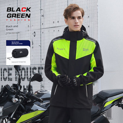 BMEI Motorcycle Raincoat Cycling Clothes Suit Rain-Proof Special Adult Rain-Proof Split Men's Take-out Rider