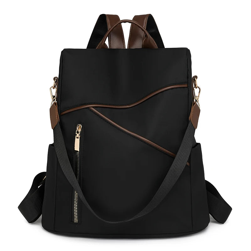 Women'S Anti theft Backpack Casual Nylon New 2025 School Bag Fashion Large Capacity Shoulder Strap Shoulder Bag Mochila Femenina