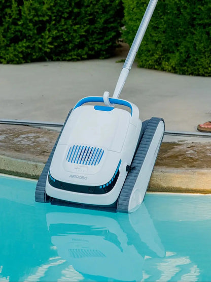 Airrobo Robot swimming pool cleaner wall and waterline cleaning 1076.39 sq ft intelligent route planning
