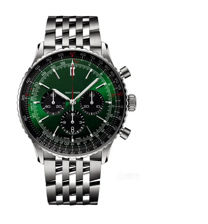 2025 Original Brand Men Watches Classic Multifunction Stainless Steel Automatic Date Watch Business Chronograph Quartz Watch