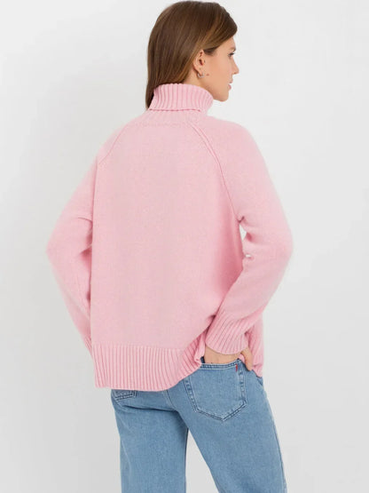 Blubelle  Women Turtleneck Sweater Autumn Thick Warm Pullover Tops NEW Winter Oversized Casual Loose Knitted Jumper Female pull