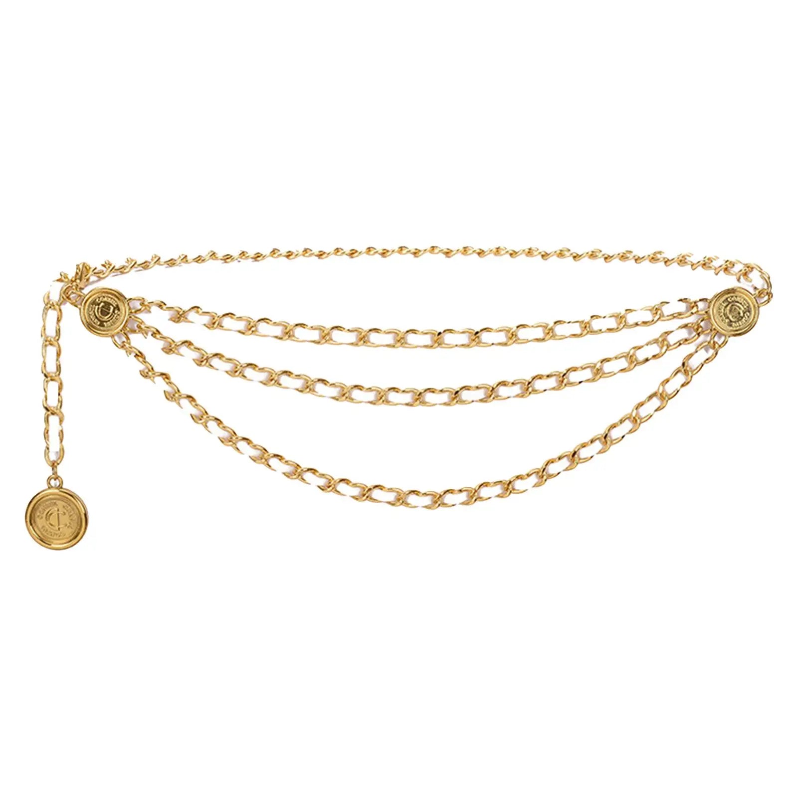 Tassel Waist Chain Belt Multilayer Accessories Retro Delicate for Women Dresses Wedding Bridal Belt Female Jewelry Body Chain