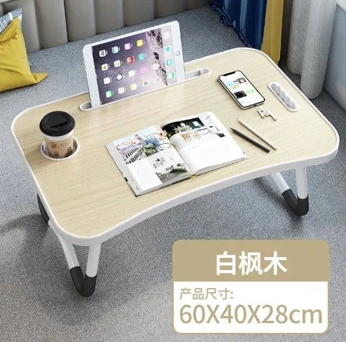 A Reading Table Lap Bed Table Modern Foldable Laptop Desk Commercial Furniture Small computer desk