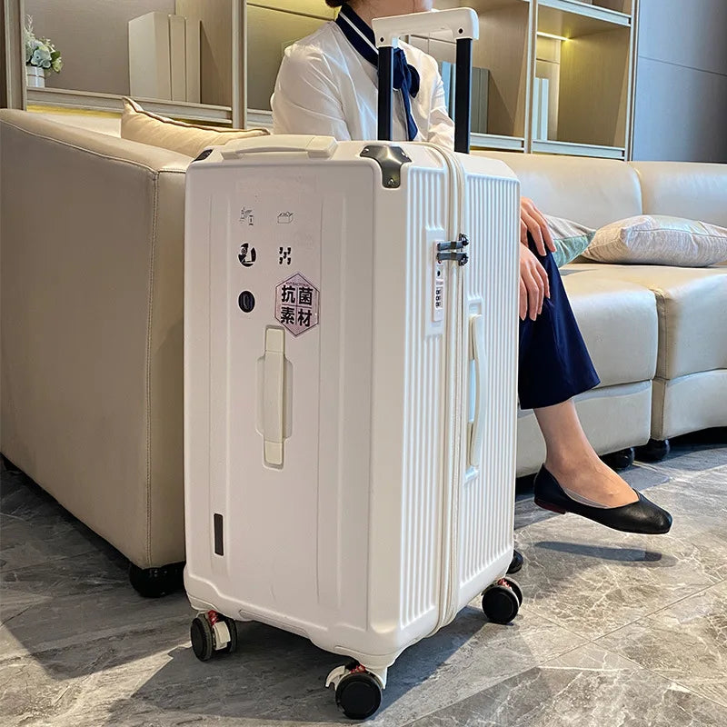 COLENARA High Quality Luggage 28"30" Large Capacity Trolley Case 22"26 ABS+PC Cart Type Duffel Bag 32"34 Inch Travel Suitcase