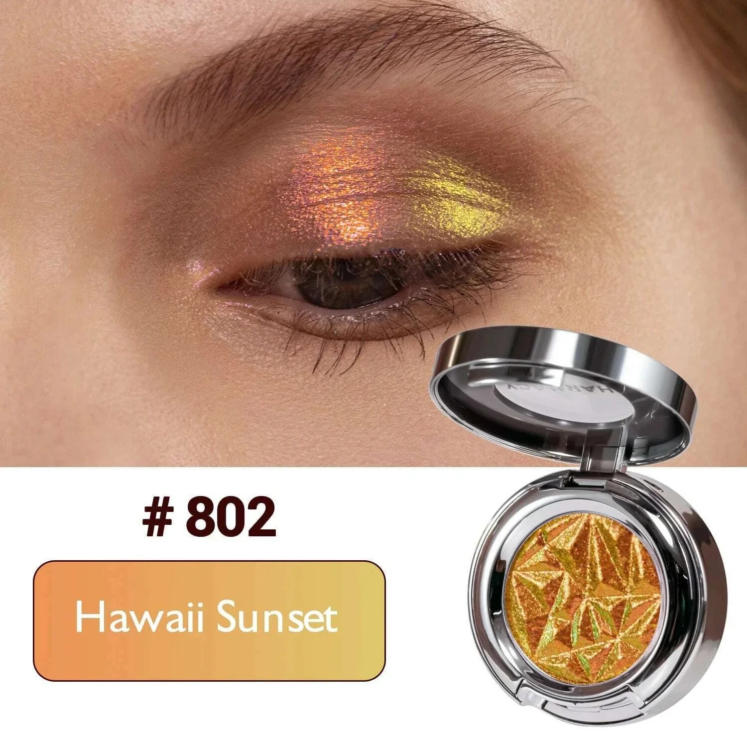 CHARMACY Optical Chameleon Shiny High Gloss Eyeshadow Palette Long Lasting Eye Glitter Pigment Professional Makeup For Women