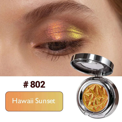 CHARMACY Optical Chameleon Shiny High Gloss Eyeshadow Palette Long Lasting Eye Glitter Pigment Professional Makeup For Women