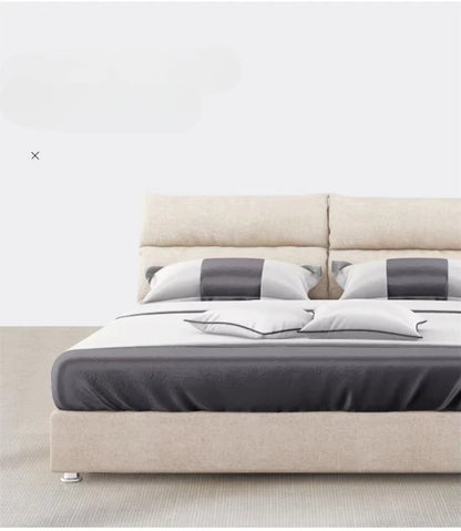 A China Manufacturer Supply Custom Full king Size Double Bed Bedroom with Storage