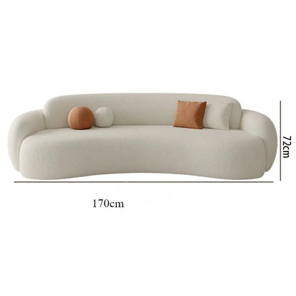 Modern Cream Wind Sofa Creative Simple Comfortable Hallway Lounge Sofas European Aesthetics Designer Muebles Salon Furniture - Kimlud