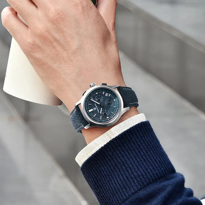 New PAGANI DESIGN 40MM Multifunctional Men's Quartz Watch Luxury Sapphire Glass AR Coated Chronograph Men's Watch