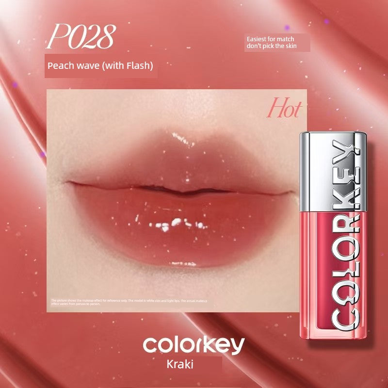 Colorkey Kelaqi Water Wave Lip Essence Lip Gloss Lip Gloss Mirror Lip Lacquer Water Light Lip Gloss Nourishing Lipstick