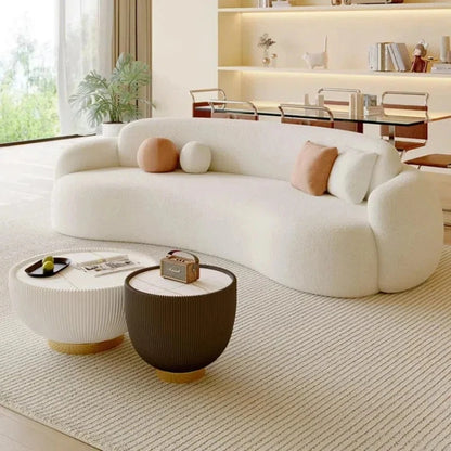 Modern Cream Wind Sofa Creative Simple Comfortable Hallway Lounge Sofas European Aesthetics Designer Muebles Salon Furniture - Kimlud