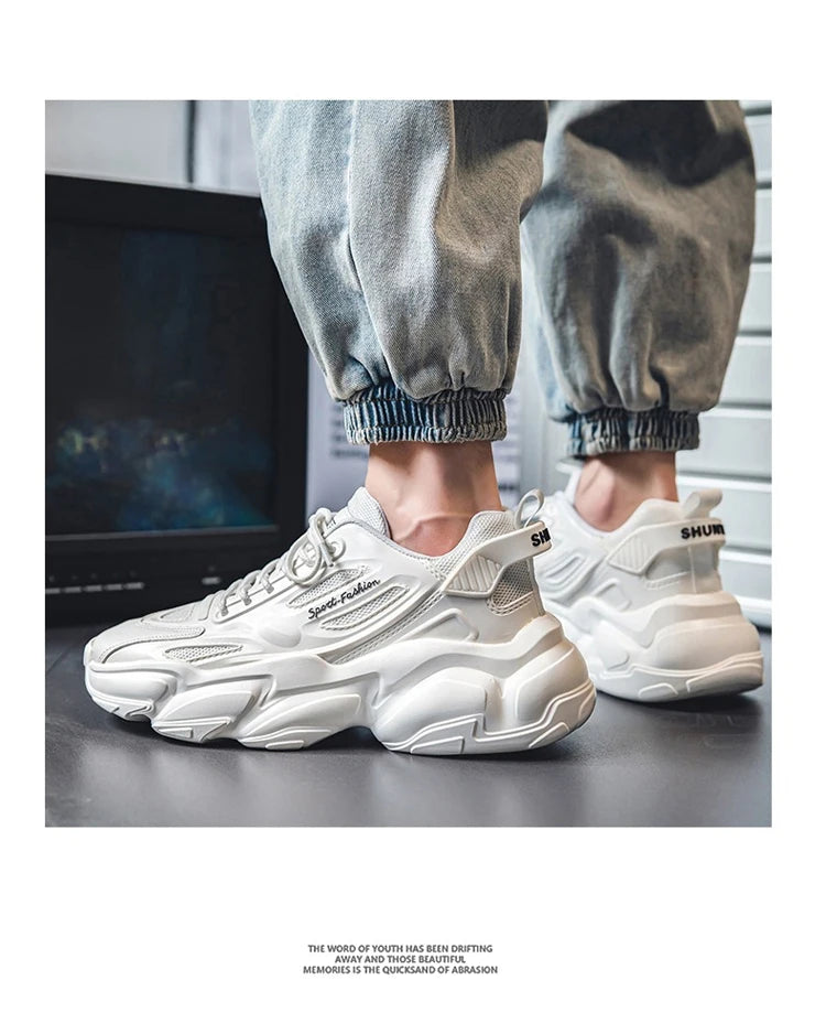 Fashion Outdoor Shoes Male High Quality Sport Walking Sneakers Men Good Large Size 44 Platform Casual Running Shoes for Men - Kimlud