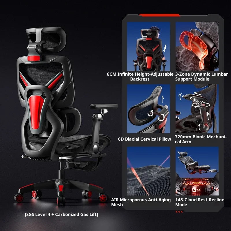 Comfortable Furniture Height Office ChairTourist Chair for Desk  With Massage Pink Adjustable Desk Gaming Pulley Playseat Kanu