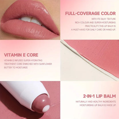 Nude Sandwich Lipstick Cute Moisturizing Long-lasting Non-stick Cup Lip Glaze Makeup Lip Balm Moisturizing Lip Gloss Base