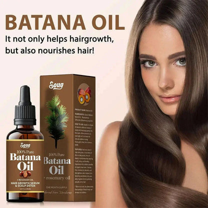 30ml/50ml Batana Rosemary Mint Scalp Hair Strengthening Oil Biotin Essential Oils Nourishing Treatment Split Ends Dry All Types