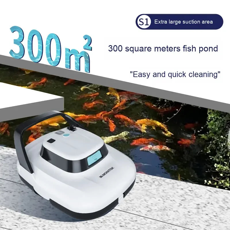 Electric Smart Automatic Remote Control Battery E Powered Swimming Pool Cleaner Robot Machine Floor Wall Intelligent