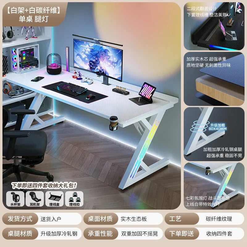 Bedroom Gaming Table Living Room Study Standing Reading Shelves Students Coffee Computer Desks Storage Bureau Home Furniture - Kimlud