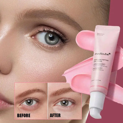 Pink Peptide Eye Cream Nano Retinol Brightening Firming 30ml Tightening Firming Fine Line Improve Dark Circles Eyes Puffy