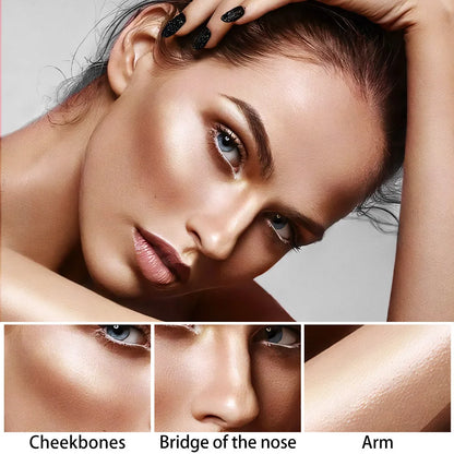 Highlighting&Bronzer Stick Face Brightening Blusher Rouge Concealer Pen Long Lasting Corrector Nose Shadow Contouring Cosmetics