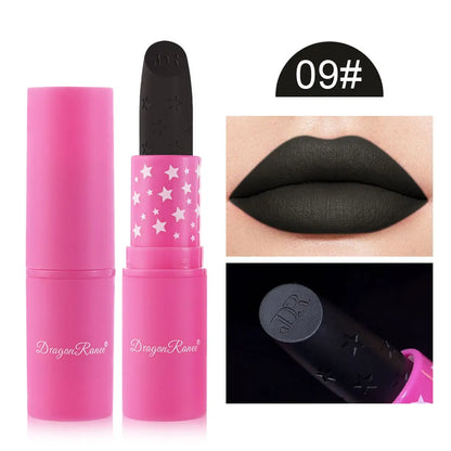 Nude Pink Lipstick Stick Waterproof Sexy Rose Red Velvet Matte Lipstick Lasting Non-stick Cup Lip Gloss Lips Makeup...