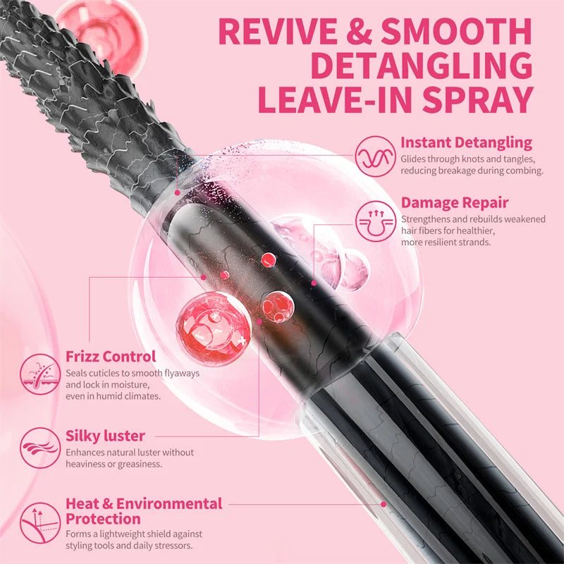 Magical Keratin Conditioner Spray Collagen Repairs Hair Damaged Hair Mask Soft Smooth  Hair Care Spray Moisturize Heat Protectan