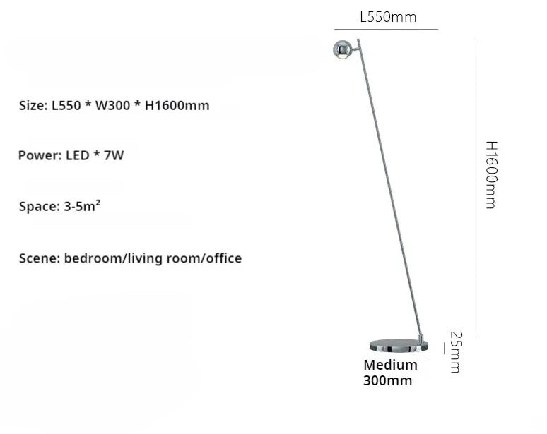 Hot Selling Wind Living Room Sofa Next To The Floor Light Modern Simple Sense Can Rotate The Hand Sensing Bedroom Floor Lamp - Kimlud