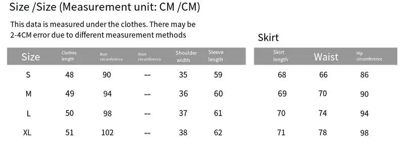 Insozkdg 2024 New Trendy Skirt Suits Autumn Chic Style Two-Piece Set Elegant Charm Women Female Office Lady Girl High Quality