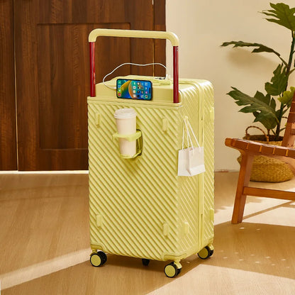 20/24/28/32 inch Wide Handle Travel Suitcase Carry-on Luggage Multifunctional Password Trolley Case With Wheels Rolling luggage