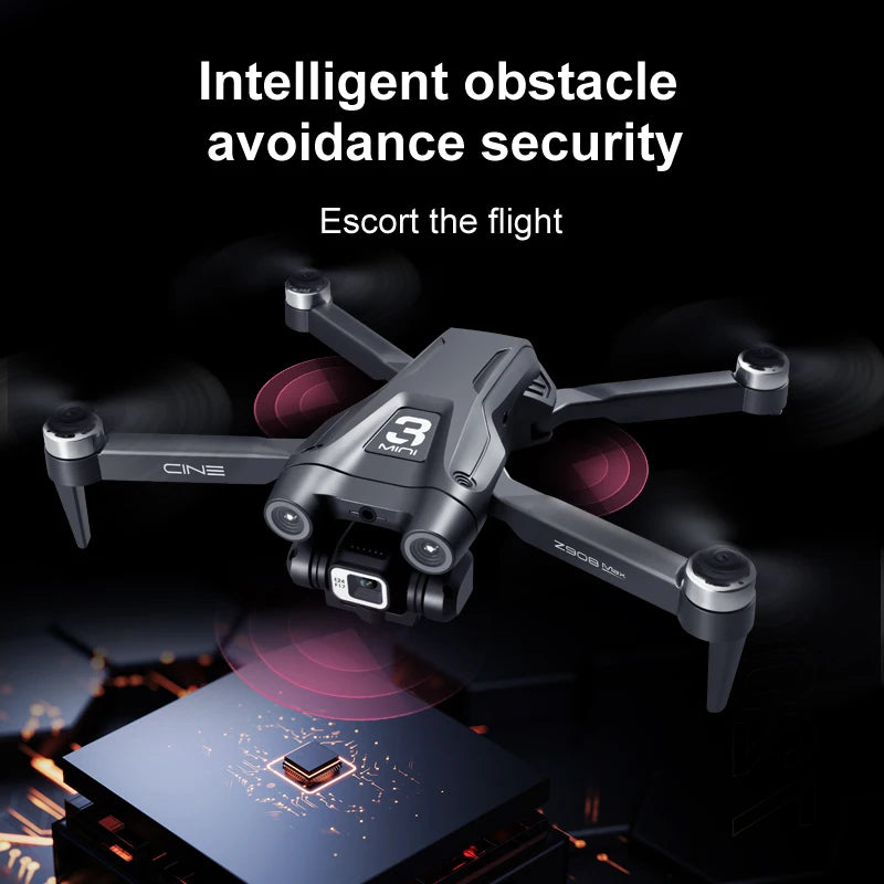 Xiaomi Z908 Pro /MAX 4K Drone Professional 8K GPS Dron Optical Flow Localization 3sided Obstacle Avoidance Quadcopter RC Toys