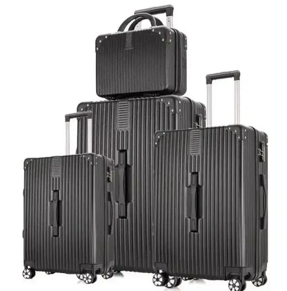 Vescovo Spinner ABS Travel Suitcase Set Hardside Trolley Case Luggage Sets 4pcs