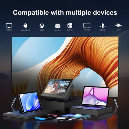 8 inch  Touch Monitor 1280x800P 16:10 Widescreen Ratio HDMI Interface for  DIY Projects Surveillance Display