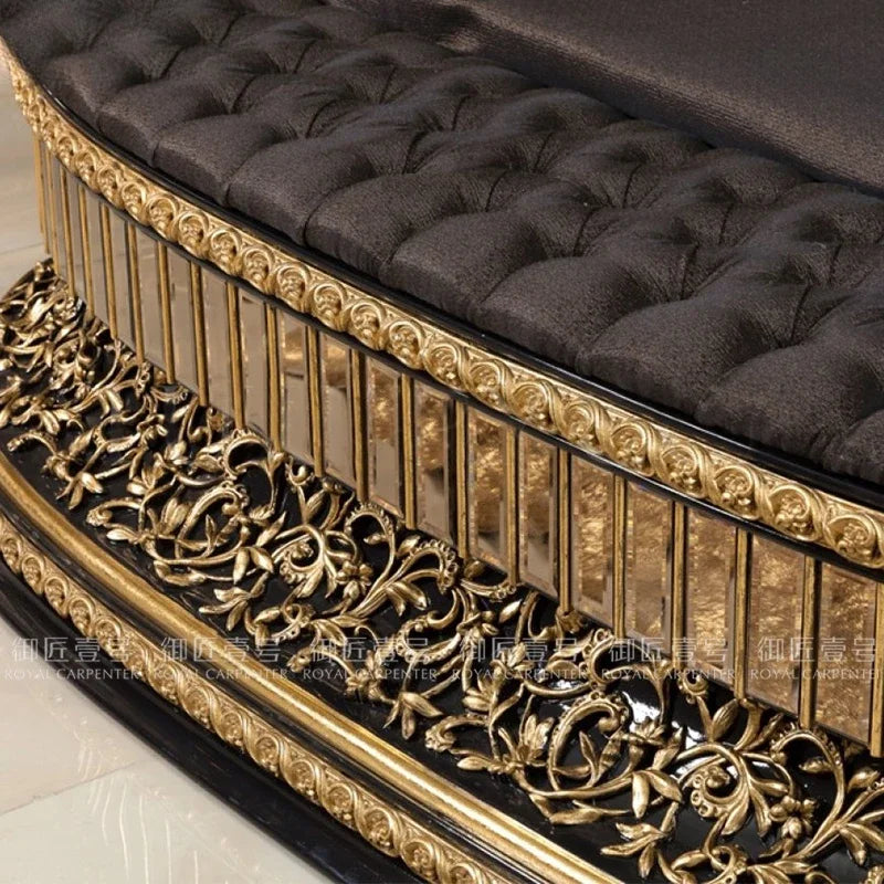 Apartment Solid Wood Bed Double Nordic Modern Princess European Bed Confortable High Quality Wedding Muebles Bedroom Furniture