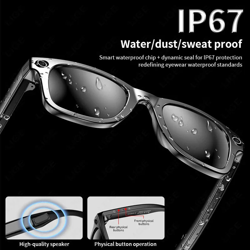 2025 New AI Intelligent Interactive Smart Sunglasses Photography Video Translation Smart Glasses For Google Glasses IOS Andirod