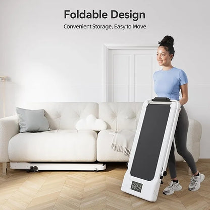 Hot Walking Pad Treadmill with 9% Incline Under-Desk for Home/Office 37.4inch Belt LCD Display Portable Foldable Safety Armrest - Kimlud