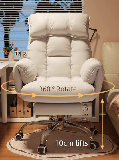 Computer Chair Office Backrest Lazy Sofa Chair Bedroom Reclining Seat Adjustable E-sports Chair Office Furniture with...