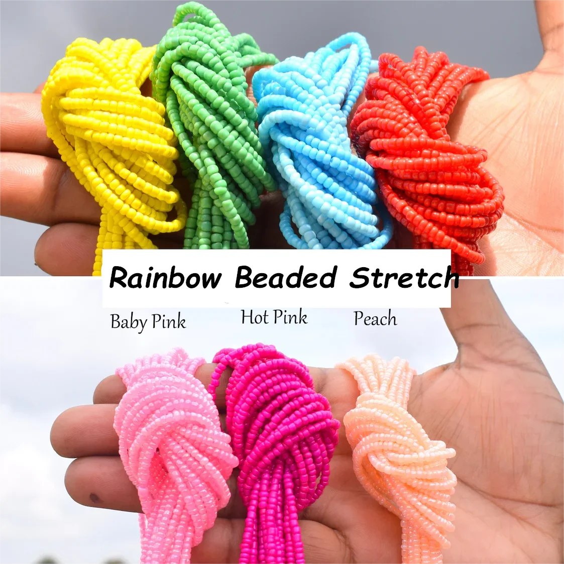 Vedawas (Random Color) 6/12/18/24/30pcs/set Bohe Handmade Beaded Belly Chain Set,Cute Beach Holiday Party Women Accessories - Kimlud