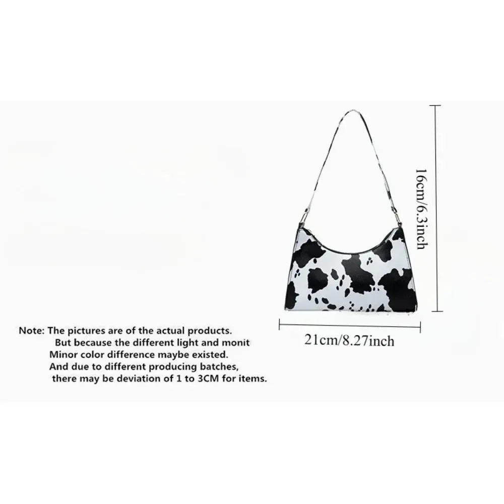 New Shoulder Bags for Women High Quality Zebra Underarm Handbags PU Leather Leopard Armpit Purse Bag