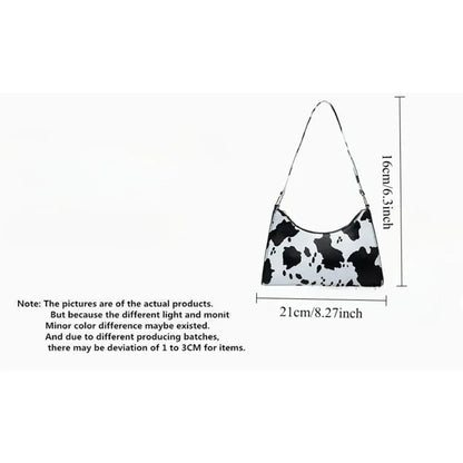 New Shoulder Bags for Women High Quality Zebra Underarm Handbags PU Leather Leopard Armpit Purse Bag