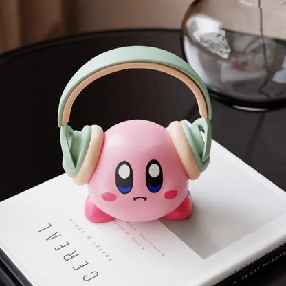 Kirby Cartoon Headphone Stand Anime Home Office Decoration Display Headset Holder Creative Ornaments Earphone Bracket Organizer